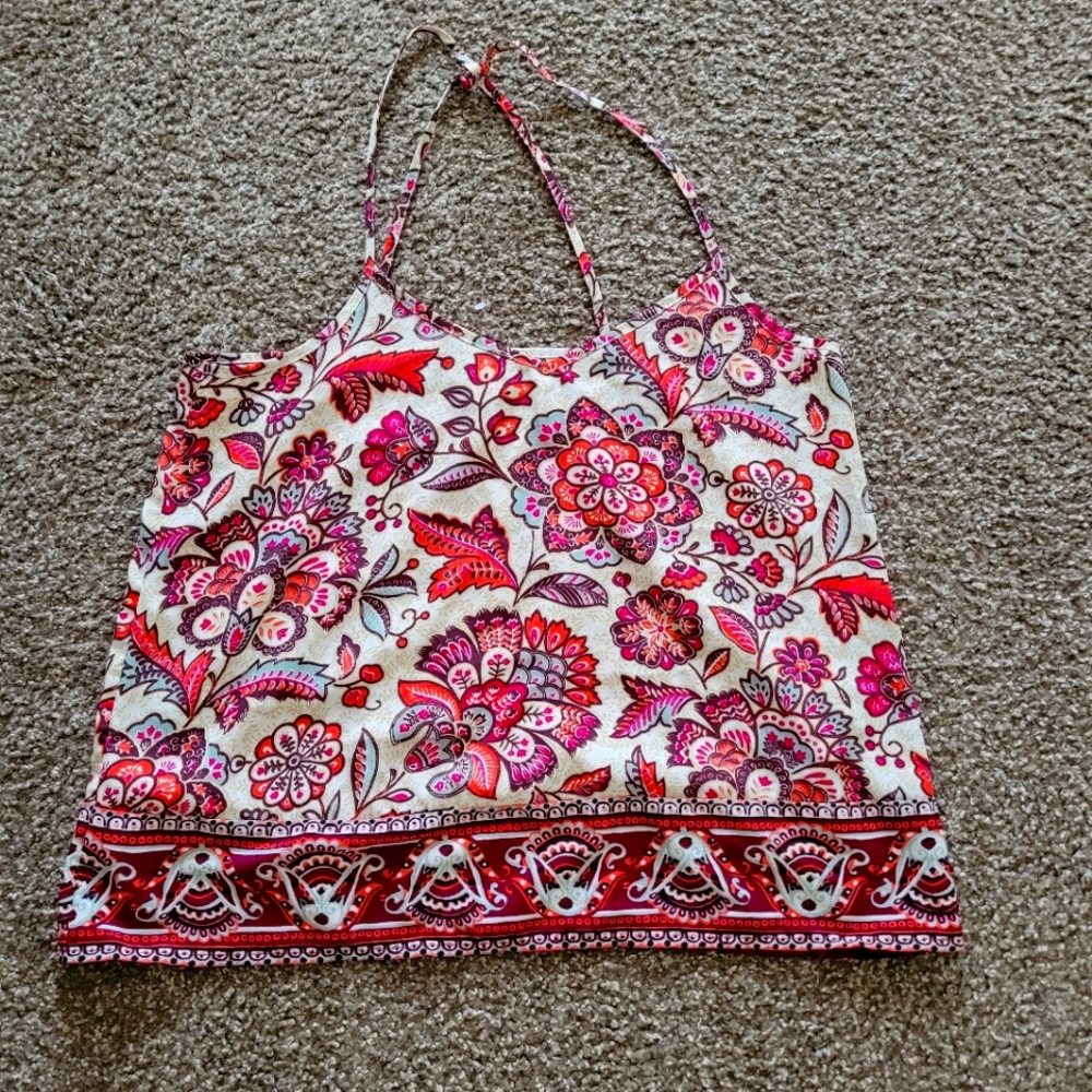 Hollister flowy floral tank top